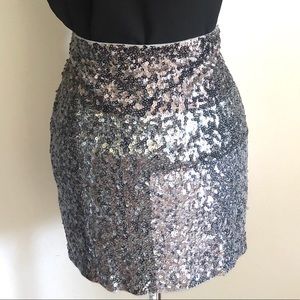 Express Sequin Skirt